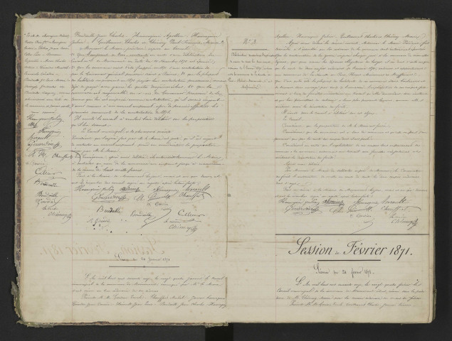 Délibérations municipales.