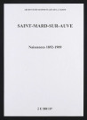 Saint-Mard-sur-Auve. Naissances 1892-1909
