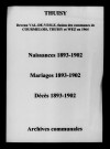 Thuisy. Naissances, mariages, décès 1893-1902