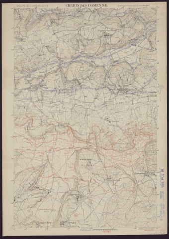 Chemin des Dames N. E. Service géographique de l'Armée]. 1918 