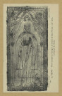 REIMS. 52. Pierre tombale de Libergier, architecte de Saint-Nicaise, XIIIe siècle - Cathédrale de Reims / Cliché F. Rothier.
(51 - Reimsphototypie J. Bienaimé).Sans date
