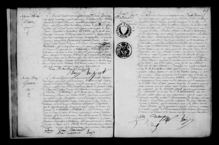 Reims. Naissances 1851