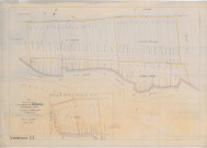 Warmeriville (51660). Section U3 échelle 1/1250, plan remembré pour 1923, plan régulier (papier).