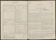 Moslins. Dénombrement de la population 1946
