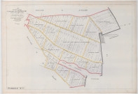 Pomacle (51439). Section X1 2 échelle 1/2500, plan remembré pour 1921, plan régulier (papier).