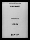 Vauchamps. Naissances 1893-1901