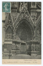 REIMS. 34 - Cathédrale de Reims. Portail latéral gauche.
ReimsL. Michaud (Sans lieu N.D. phot).[vers 1909]