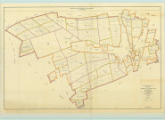 Saron-sur-Aube (51524). Tableau d'assemblage 1 échelle 1/5000, plan remembré pour1961.Tableau d'assemblage sur deux feuilles (feuille n°1) (papier)