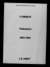 Corroy. Naissances 1893-1901