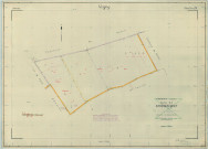 Vrigny (51657). Section ZA échelle 1/2000, plan remembré pour 1959, plan régulier (papier armé).