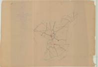 Bouchy-Saint-Genest (51071). Tableau d'assemblage 1 échelle 1/10000, plan mis à jour pour 01/01/1932, non régulier (papier)