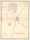Plan et bornage des terroirs de La Neuville-en-Tourne-à-Fuy et d'Aussonce (1753), Jean Brodier