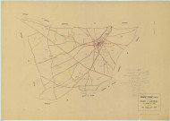 Somme-Yèvre (51549). Tableau d'assemblage échelle 1/10000, plan mis à jour pour 1945, plan non régulier (papier)