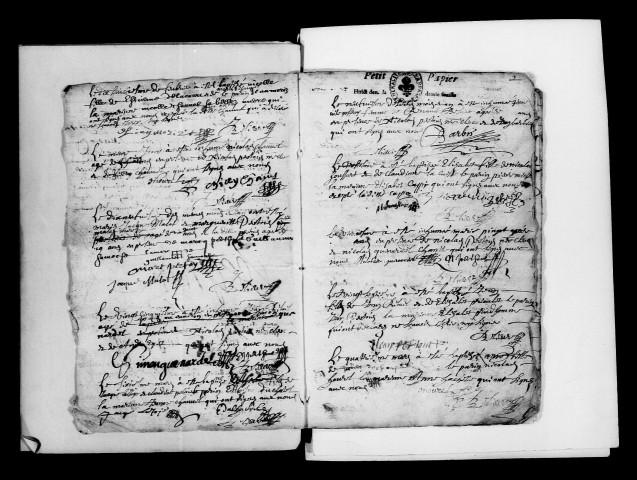 Chigny. Baptêmes, mariages, sépultures 1675-1732