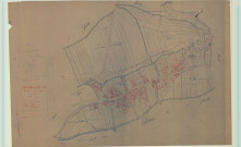 Saint-Mard-sur-Auve (51498). Section A3 échelle 1/1250, plan mis à jour pour 1933, plan non régulier (calque)