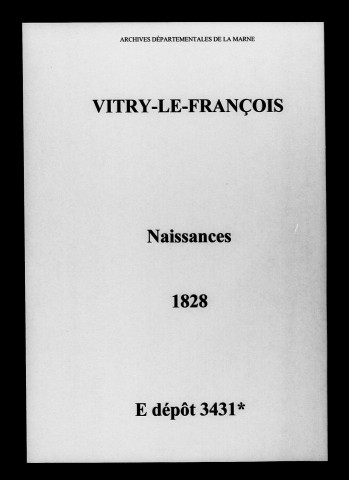 Vitry-le-François. Naissances 1828