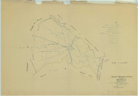 Souain-Perthes-lès-Hurlus (51553). Section A1 échelle 1/10000, plan mis à jour pour 1959, plan non régulier (papier)