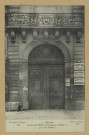 REIMS. 11. Portail de l'Hôtel Courtagnon, XVIIIe s., 71, rue Chanzy / F. Rothier, phot. 1908.
(51 - ReimsJ. Bienaimé).1908-1909
Société des Amis du Vieux Reims