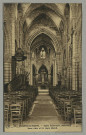 CHÂLONS-EN-CHAMPAGNE. 40 - Église Saint-Alpin (intérieur). Inner wiew of St. Alpin church.
ReimsEditions ""Or"" Ch. Brunel.1918