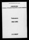 Gionges. Naissances 1863-1892