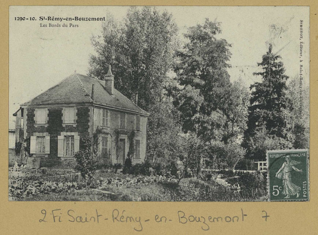 SAINT-REMY-EN-BOUZEMONT. 1290-10-Les Bords du Pars.
Saint-Rémy-en-BouzemontÉdition Simonot (1Bar-sur-Seine : imp. L. Nicat).Sans date