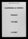 Dampierre-au-Temple. Naissances 1793-1860