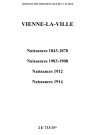Vienne-la-Ville. Naissances 1843-1914