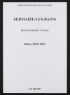 Sermaize-les-Bains. Décès 1904-1907 (reconstitutions)