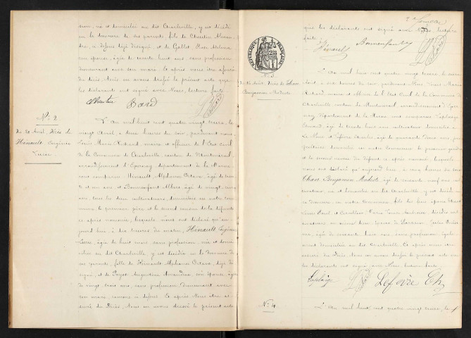 Charleville. Décès 1893-1929