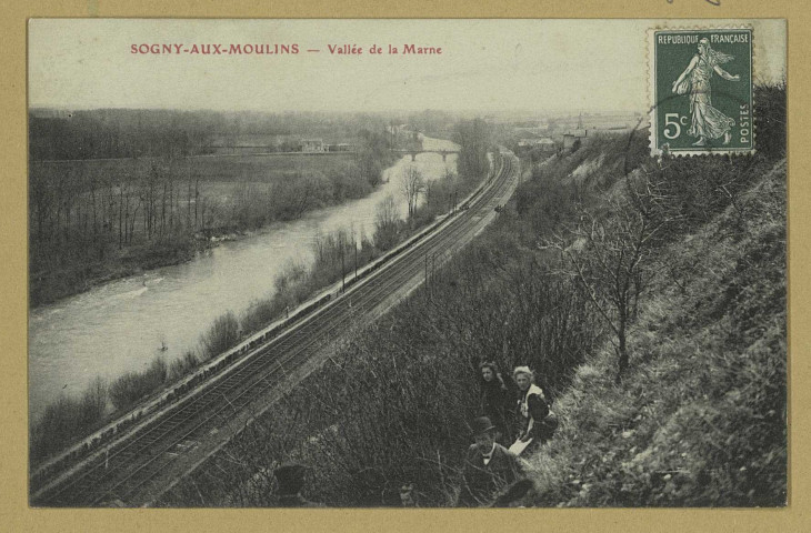 SOGNY-AUX-MOULINS. Vallée de la Marne.