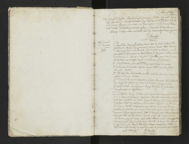 Délibérations municipales.