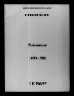 Corribert. Naissances 1893-1901