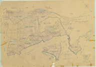 Vanault-les-Dames (51590). Section D échelle 1/2500, plan mis à jour pour 1961, plan non régulier (papier)