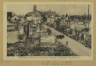 REIMS. Reims dans les Ruines après la Retraite des Allemands. Rue Gambetta - Gambetta street.
ReimsPolity Dupuy.1918