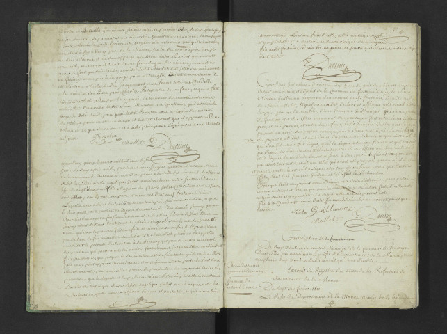 Délibérations municipales.