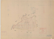 Faux-Fresnay (51243). Section D5 échelle 1/2000, plan mis à jour pour 01/01/1940, non régulier (papier)