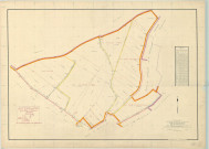 Landricourt (51315). Section Z3 échelle 1/2000, plan remembré pour 1952, plan régulier (papier)