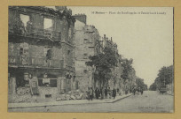 REIMS. 56. Place du Boulingrin et boulevard Lundi [vers 1914].
ReimsLe Vay.1914