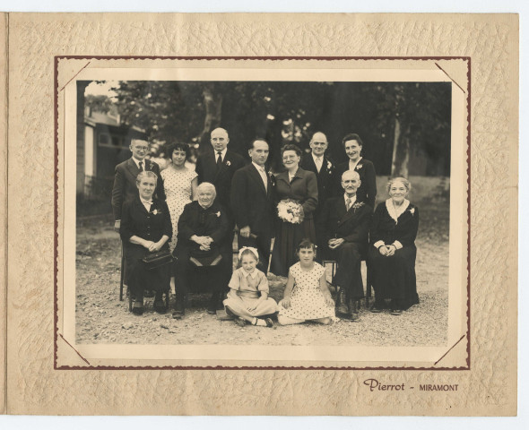 Mariage, photographie de groupe