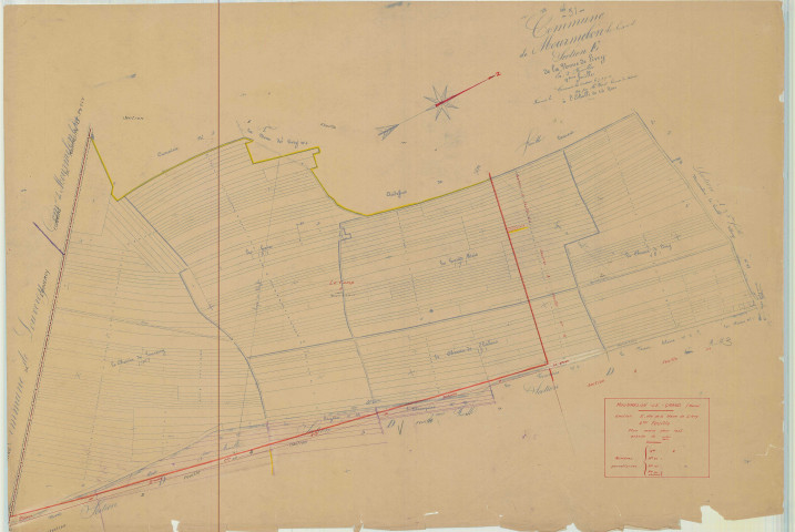 Mourmelon-le-Grand (51388). Section E2 échelle 1/2000, plan mis à jour pour 1935, plan non régulier (papier)