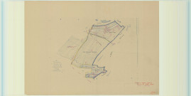 Sommepy-Tahure (51544). Section CU 1 échelle 1/5000, plan mis à jour pour 1956 (section C1 1er partie), plan non régulier (papier)