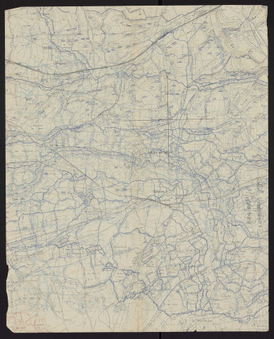 Rethel-Vouziers.
Service géographique de l'Armée (Imp. G. C. T. A. IV n°68).1918
