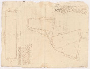 Domaine de Brugny. Plan des coupes du bois taillis au bois Dieudomé, 1639.