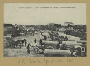 SAINTE-MENEHOULD. 1-La Guerre en Argonne. Sainte-Menehould. Ravitaillement en Gare.
(51 - Sainte-MenehouldMartinet).1914-1918