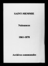 Saint-Memmie. Naissances 1861-1870