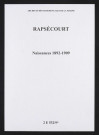 Rapsécourt. Naissances 1892-1909