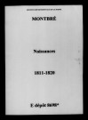 Montbré. Naissances 1811-1820