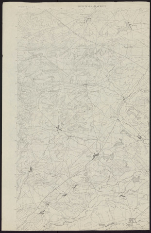 Rethel.
Service géographique de l'Armée (Imp. G. C. T. A. IV).1918