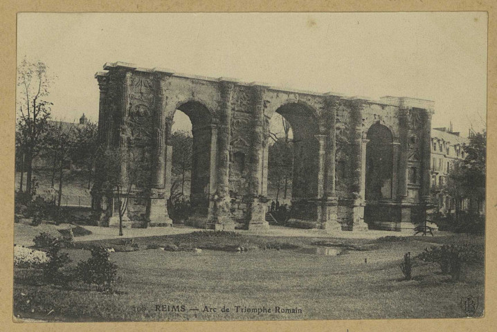 REIMS. Arc de Triomphe Romain / L. de B.
