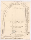 Plan de la séparation de la Noue dite la Vieille rivière de Marne à Pogny : plan de l'endroit appellé La Pointe, terroir de Pogny, 1756.
